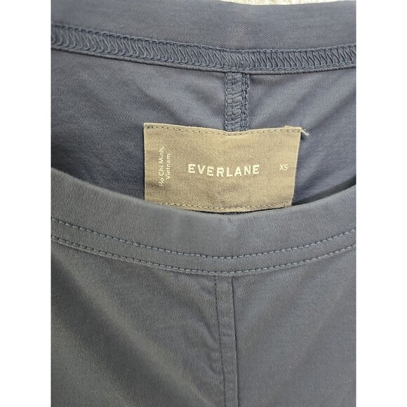 Everlane‎ Casual Weekend Tshirt Dress Blue Orange Lot of 2 XS - Picture 5 of 15